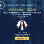 Webinar Online me Temë: "Bazat dhe Praktikat e Menaxhimit të Rrezikut të Sigurisë Kibernetike"