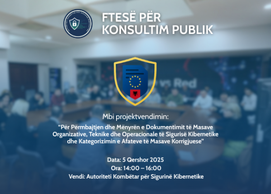 Ftesë për konsultim publik