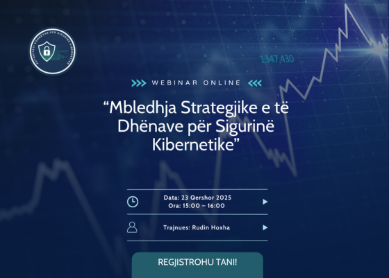 Online Webinar on the Topic: “Strategic Data Collection for Cybersecurity”