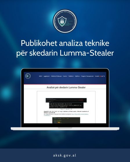 AKSK publikon analizën teknike të skedarit keqdashës Lumma Stealer