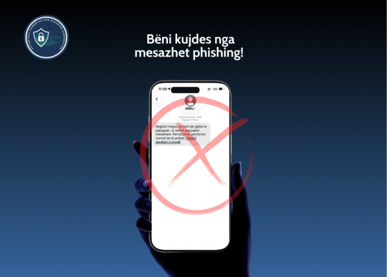 AKSK: Bëni kujdes nga mesazhet phishing!