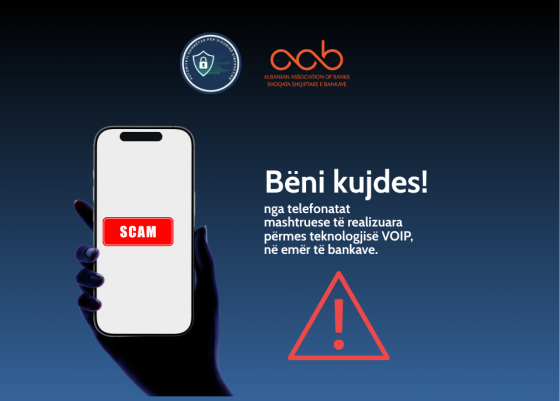 Njoftim Për Publikun Mbi Telefonatat Mashtruese Të Realizuara Përmes Teknologjisë VoIP