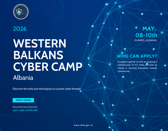 Hapen aplikimet për Western Balkans Cyber Camp 2026